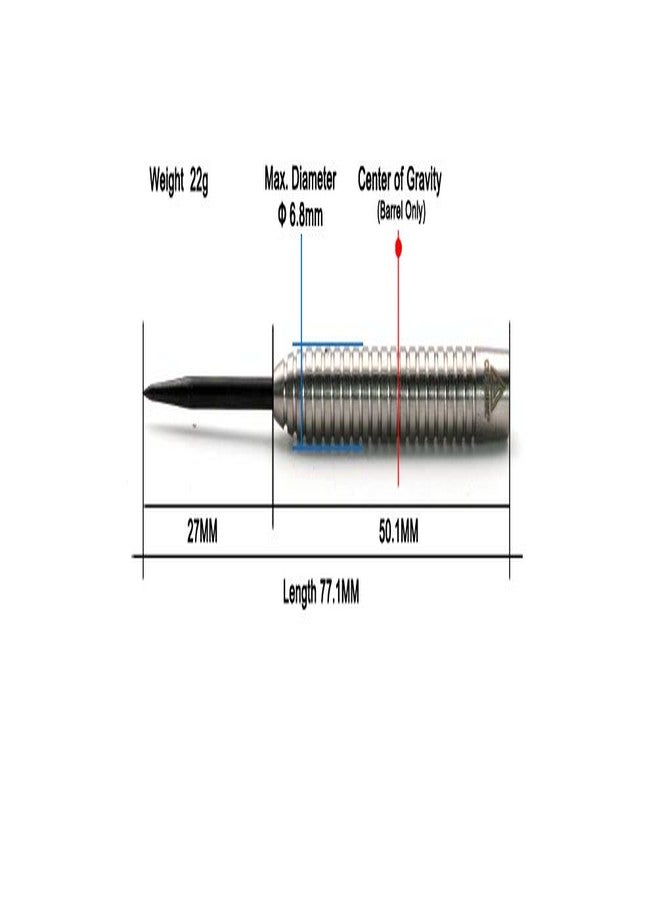 CUESOUL Tungsten Steel Tip Darts- Precise Barrels 18 19 21 24 Grams - Image 2