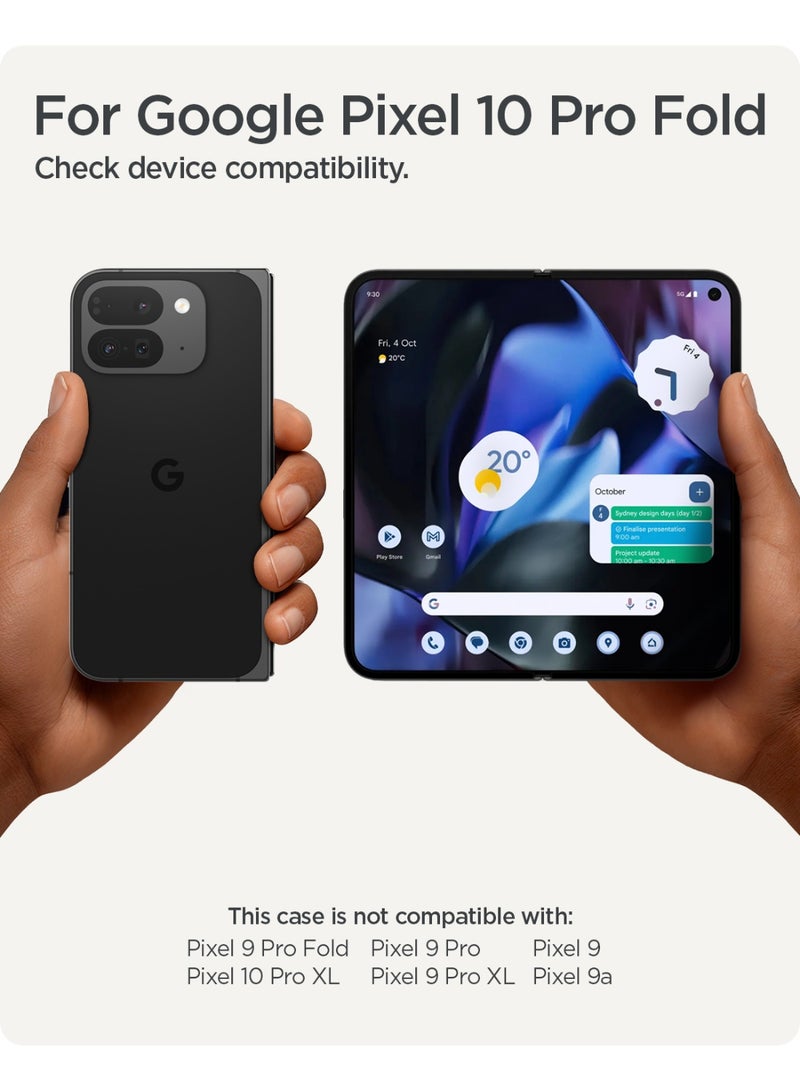 Spigen Ultra Hybrid MagFit Google Pixel 10 Pro Fold Case Cover [Pixelsnap and MagSafe compatible] - Clear White - Image 2