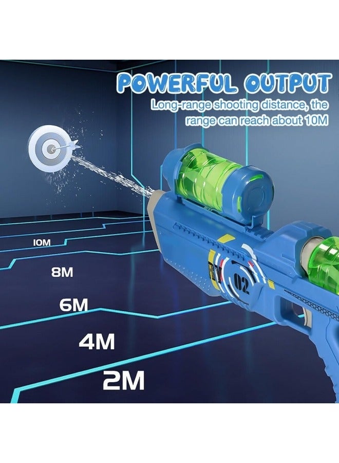 GGEROU Electric Water Gun Rechargeable Automatic High Capacity Water Guns for Adults Kids 32FT Range One-Button Powerful Squirt Guns Summer Water Toys for Beach Pool Outdoor Party - Image 5