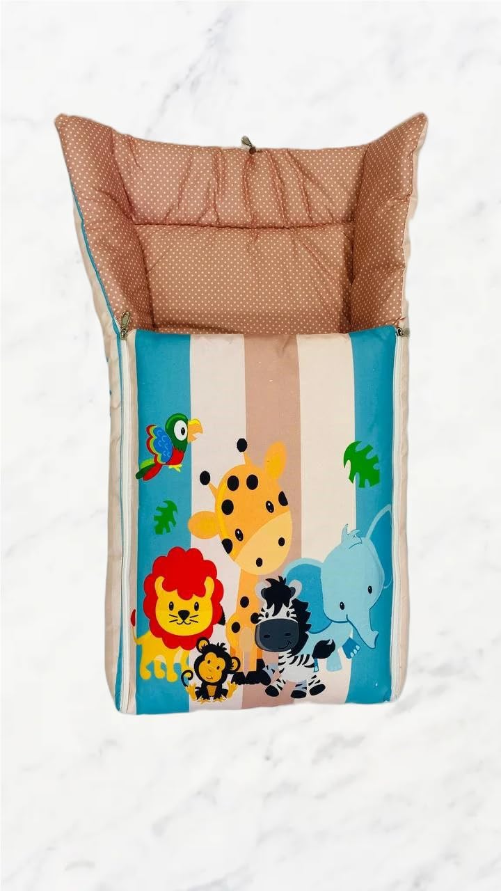 RUMPES 3-in-1 Baby Sleeping Bag & Carry Nest | Soft Cotton Bedding Set for Newborns & Infants | Cozy, Portable & Travel-Friendly Baby Bed | Skin-Friendly & Comfortable Sleep Solution - Image 3
