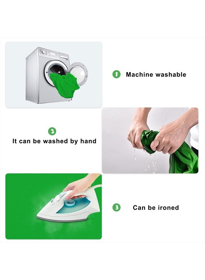 UTEBIT Green Backdrop 5 x 6.5 ft Photography Background Green Cloth Collapsible Chromakey Back Drop for Video Studio Photo Shooting Portrait (Backdrop Only) - Image 5