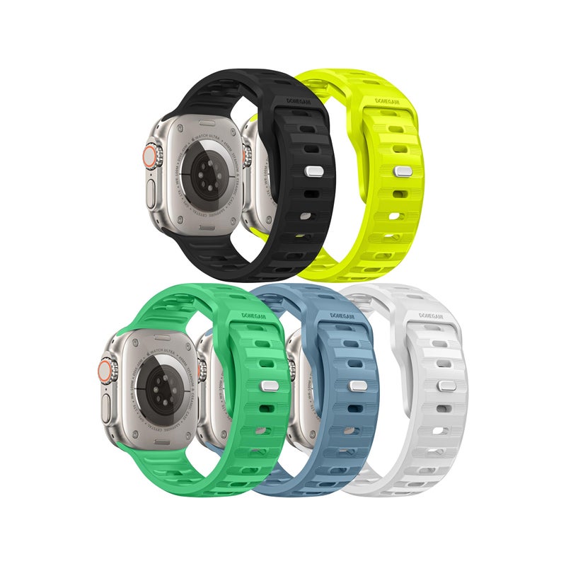 DONEGANI UC5 Band for Apple Watch Bands Women Men Se Ultra 2 40mm 44mm 46mm 42mm 45mm 41mm 38mm 49mm Series 10 9 8 7 6 5 4 3 iWatch Sport Strap Silicone - Image 1