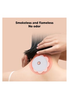 SYOSI 20Pcs Heating Moxa Stickers, Moxibution Patches for Neck, Shoulder, Back, Waist, Hand, Feet, Joint Pain Reduce, Enhance Circulation, Used with Moxibustion Device  - Image 2