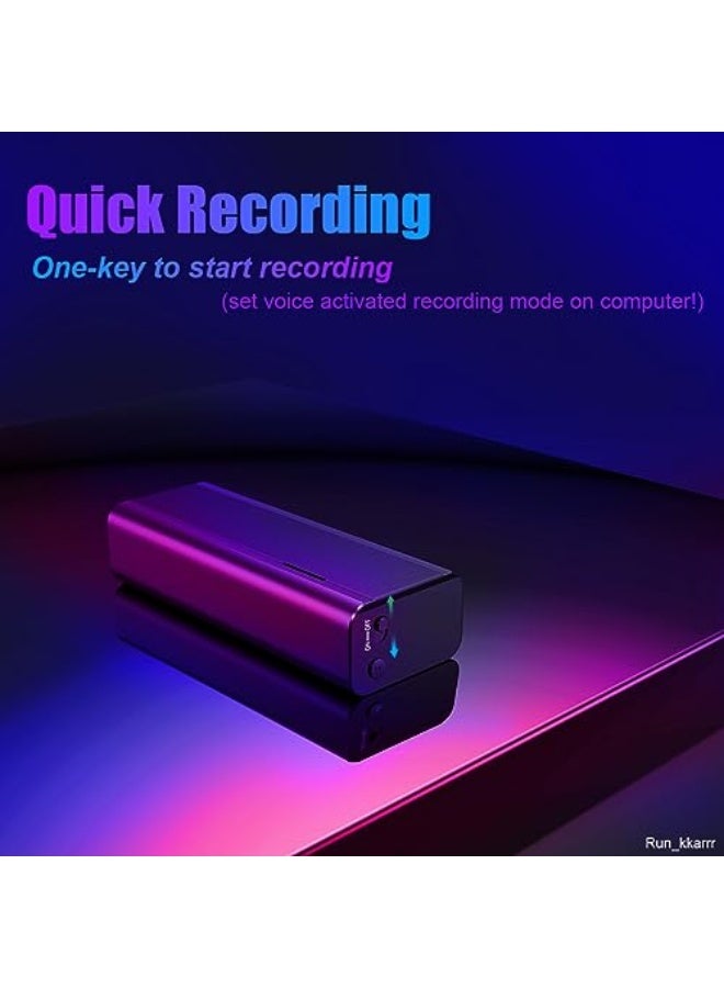 AI Triple Noise Reduction 128GB Voice Activated Recorder, 2000 Hours Recording Capacity, 300 Hours Battery Time - Image 3