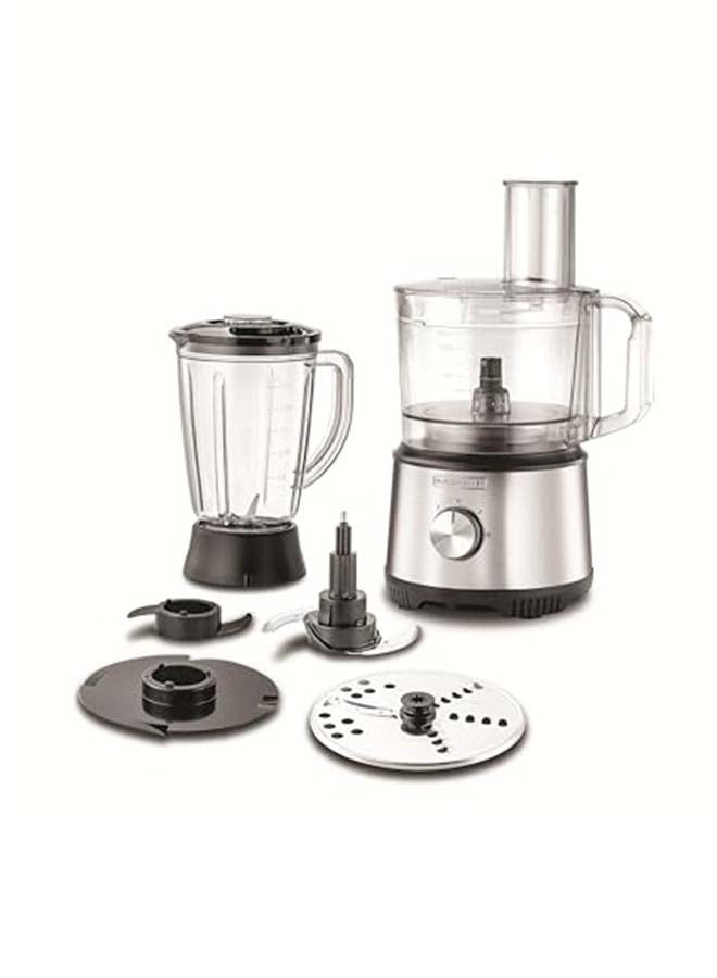BLACK+DECKER Food Processor with 24 Functions 800 W FX825-B5 Silver - Image 2
