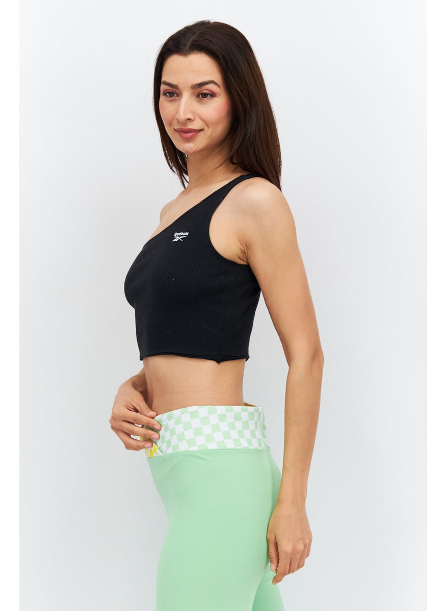 Reebok Women Sportswear Fit Training Sleeveless Tank Top, Black  - Image 4