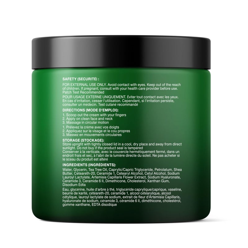 Majestic Pure Majestic Pure Tea Tree Oil Face Cream | Cream for Dry & Itchy Skin, Acne, Scar, Day & Night Moisturizer Face Cream for Women & Men | 8 Oz  - Image 2