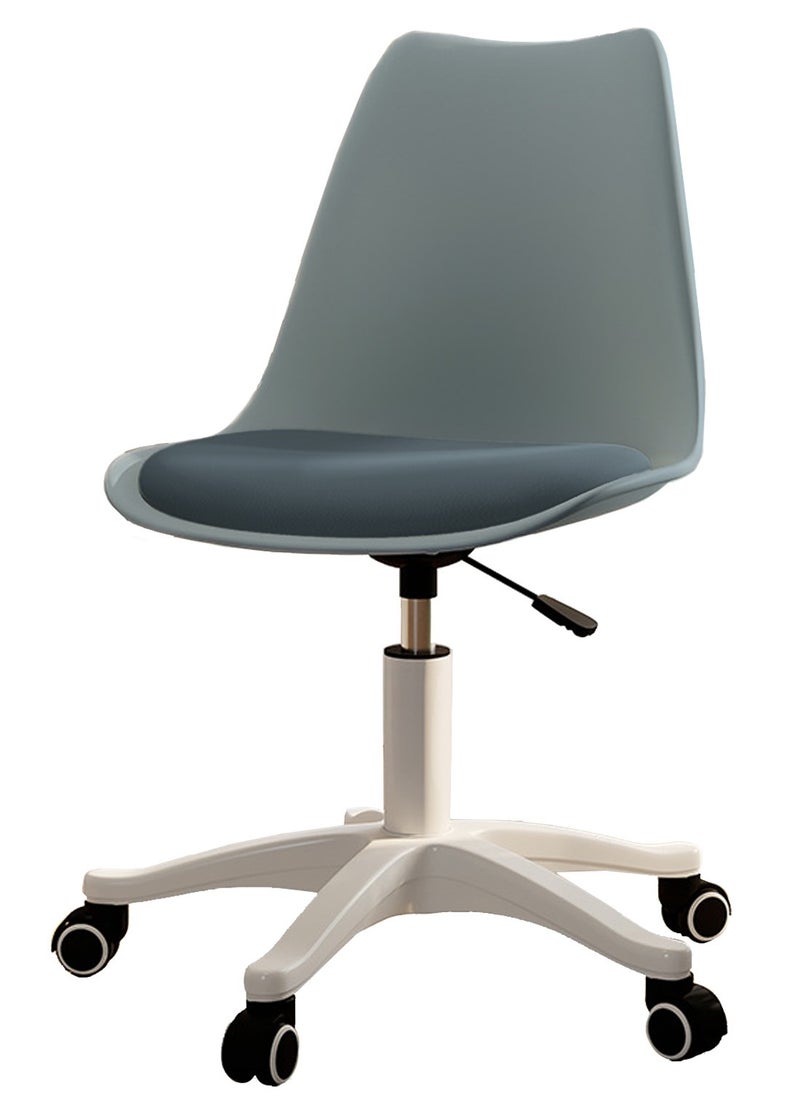 Acrylic Chair Ergonomics Modern Office Desk Armless Study Chair Computer Swivel Desk Chair With Waterproof PU Leather PP Seat Cushion With Silent Wheel Adjustable Height - pzsku/Z45EE1FEDBE4F6C79411DZ/45/_/1715076869/9dffa4d7-76c0-4c49-99c2-43d8bd332bb7