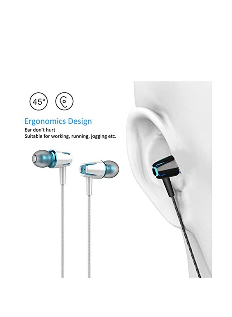 KASTWAVE Earbuds Headphones, KASTWAVE with Remote & Mic, Earphones Wired Stereo in-Ear Bass for iPhone, Android, Smartphones, for iPod, for iPad, MP3, Fits for All 3.5mm Interface (5 Pack) - Image 5