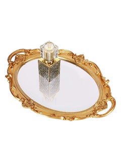 LENND Mirrored Tray,Decorative Mirror for Perfume Organizer Jewelry Dresser Organizer Tray & Display,Vanity Tray,Serving Tray,25 * 37cm  - Image 1