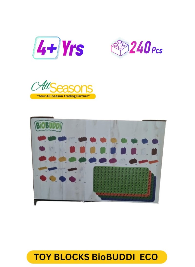 BioBUDDi Building Sets for Learning 240 Pcs  - Image 1