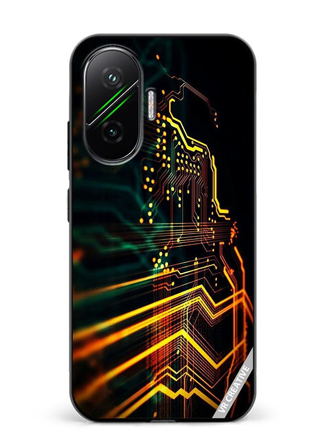 Protective Case Cover For Xiaomi Poco F7 Electronics Design Multicolour