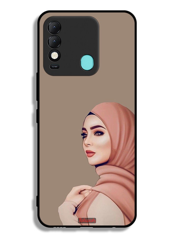 Tolwak Tecno Spark 8 Protective Case Cover Beautiful Hijab Girl - Image 2
