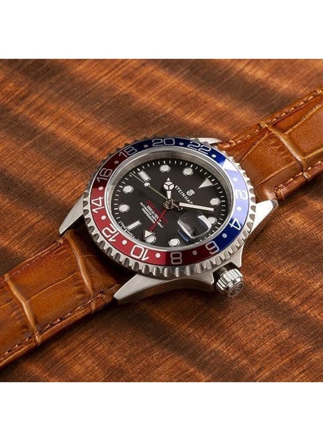 سوار ساعة جلد 20 ملم لساعة سامسونج جالاكسي 46 ملم/جالاكسي 3 (45 ملم/46 ملم)، جير 2/جير S3 ، هواوي 2 كلاسيك/3/3 برو/جي تي (42 ملم، 46 ملم، 2e، رانر)/(GT2، GT2 برو، GT3)_بني - Image 4