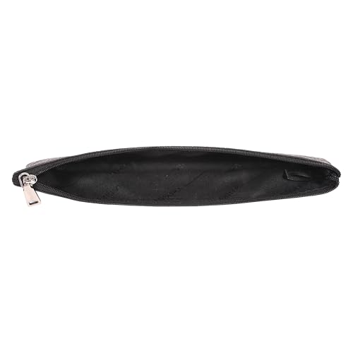 Sassora Genuine Leather Pencase Pouch for Unisex (Black) - Image 2