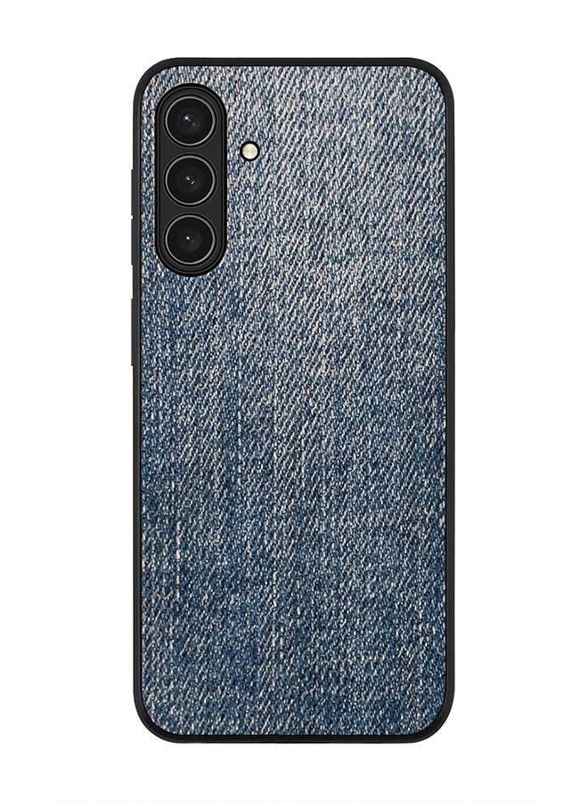 Stylizedd For Samsung Galaxy A26 5G Case,Slim fit Camera Protection, Shockproof Thin Phone cover  - Dark Denim Print - Image 1