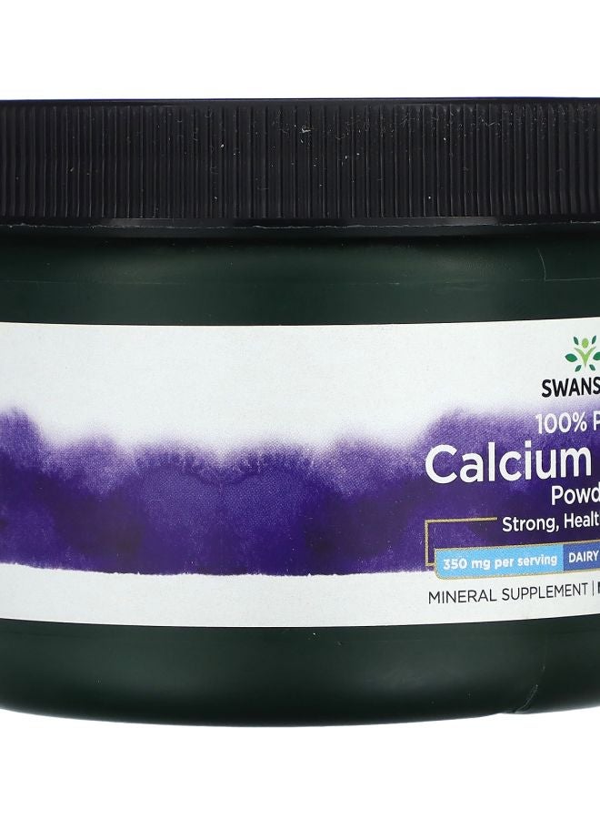SWANSON 100% Pure Calcium Citrate Powder Unflavored 8 oz (227 g) - Image 2