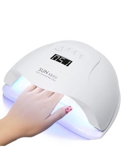 Sun Nail Dryer, Womdee UV Gel Nail Lamp 120W Gel Nail Polish LED UV Light Professional Nail Art Tools Accessories with 3 Timer Setting 30/60/90S, Senor For Gel Nails and Toe Nail Curing  - Image 1