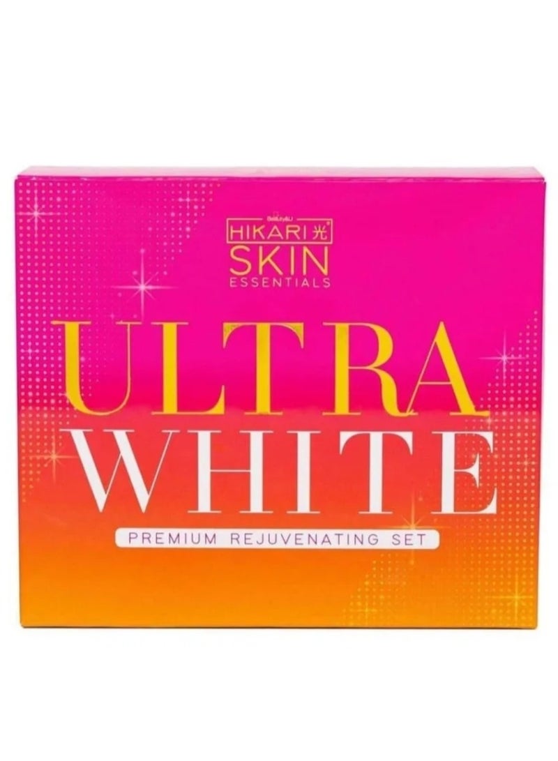 Hikari Skin Essentials Ultra White Premium Rejuvenating Set
