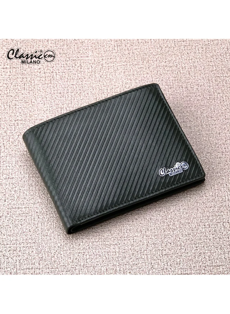 Classic Milano Classic Milano Genuine Leather Wallet for Men – Slim Bifold Men’s Wallet with RFID Blocking, Multiple Card Slots – Stylish Mens Purse Wallets Gift for Husband, Father