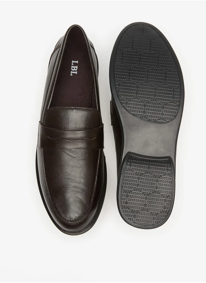 LBL by Shoexpress Solid Slip-On Loafers