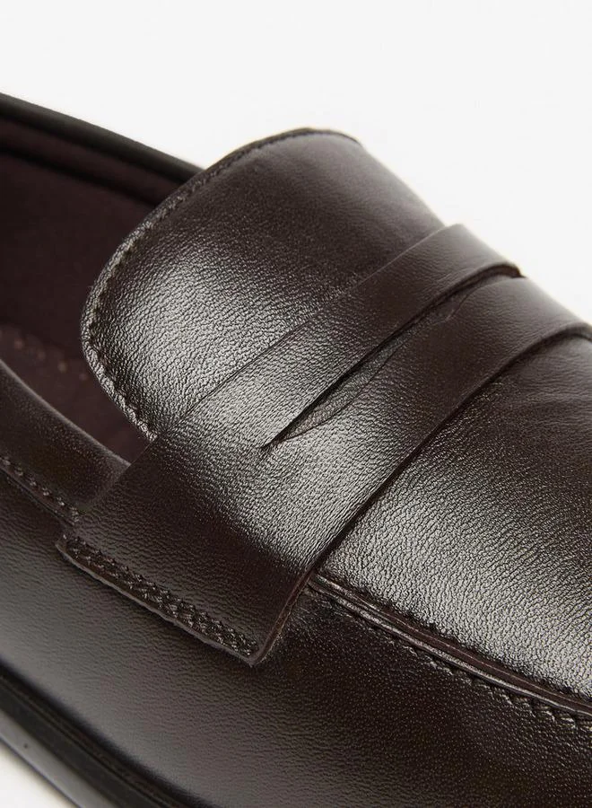 LBL By Shoexpress BROWN Solid Slip-On Loafers for Men | Best Price UAE