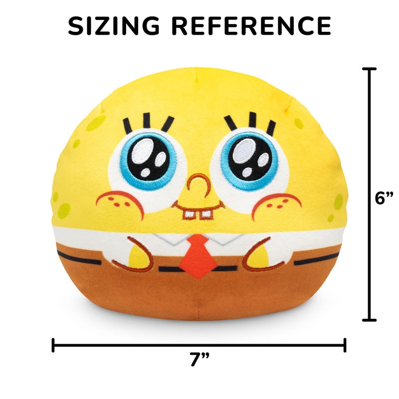 TeeTurtle Reversible Spongebob Squarepants 6 -Inch Two-Sided Flip Plush Toy with Embroidered Details Cute Mini Collectible Plush for Kids, Teens, and Adults - Image 4