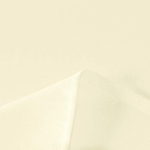 sancua Rectangle Tablecloth - 60 x 84 Inch - Stain and Wrinkle Resistant Washable Polyester Table Cloth, Decorative Fabric Table Cover for Dining Tables, Buffet Parties and Camping, Beige - Image 5
