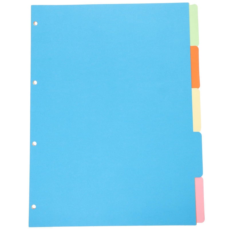 10 Colorful Binder Page Dividers With Tabs For Easy Organization Of Notebooks Files Reports And Planners - Image 2