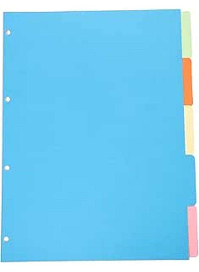 10 Colorful Binder Page Dividers With Tabs For Easy Organization Of Notebooks Files Reports And Planners - Image 1