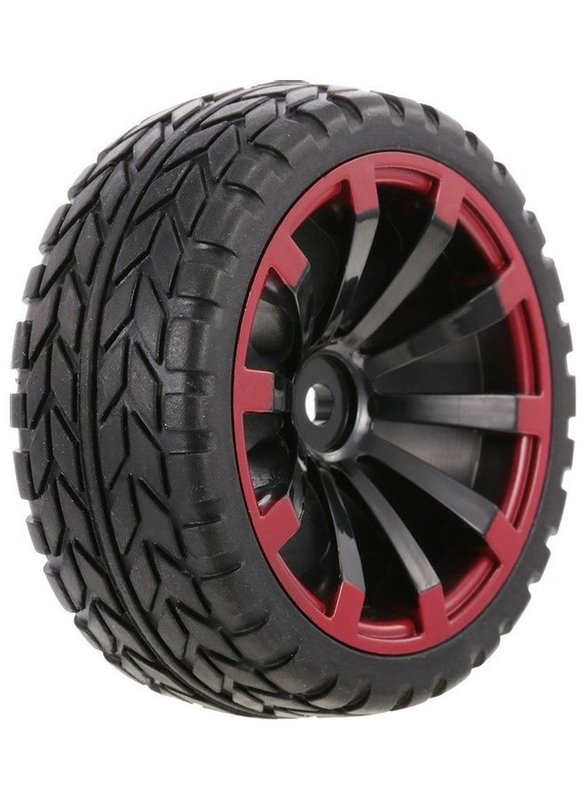 NIBEMINENT 4-Piece 1/10 RC Rhombus Tread Pattern On-Road Tyres Set - Image 2