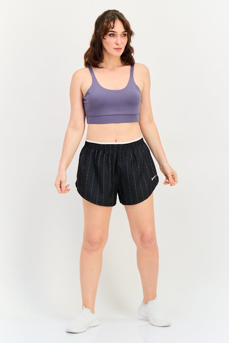 Nike Women Dri-Fit Running Shorts, Black - Image 4