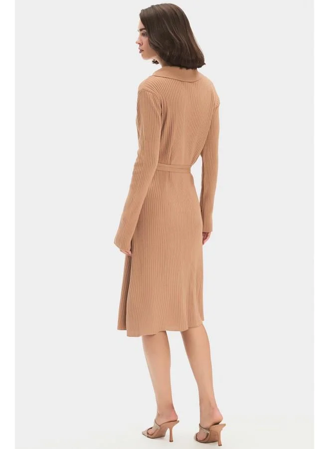 JUNE Ribbed Knit Dress