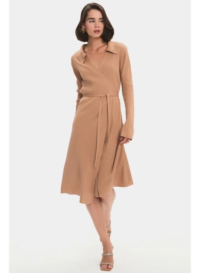 JUNE Ribbed Knit Dress