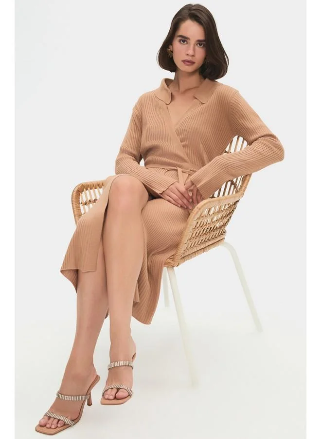 JUNE Ribbed Knit Dress