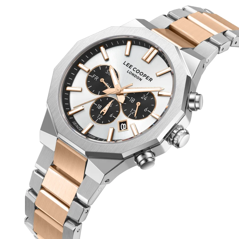 لي كوبر Men's Metal Multi Function Watch LC08218.530 - 26 mm