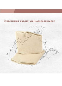 SYOSI Metatarsal Pads Ball of Foot Cushions Metatarsal Foot Pads for Pain Relief Gel Pads Cushion for Metatarsalgia Neuroma Fabric Metatarsal Sleeve Pads for Women Men Beige 1 Pair  - Image 5