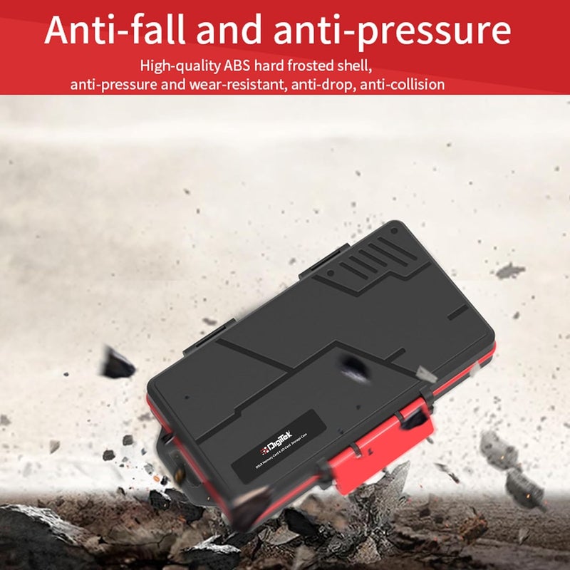 Digitek حافظة تخزين بطاقات الذاكرة وبطاقات SD DCH 025 الكل في واحد - Image 3