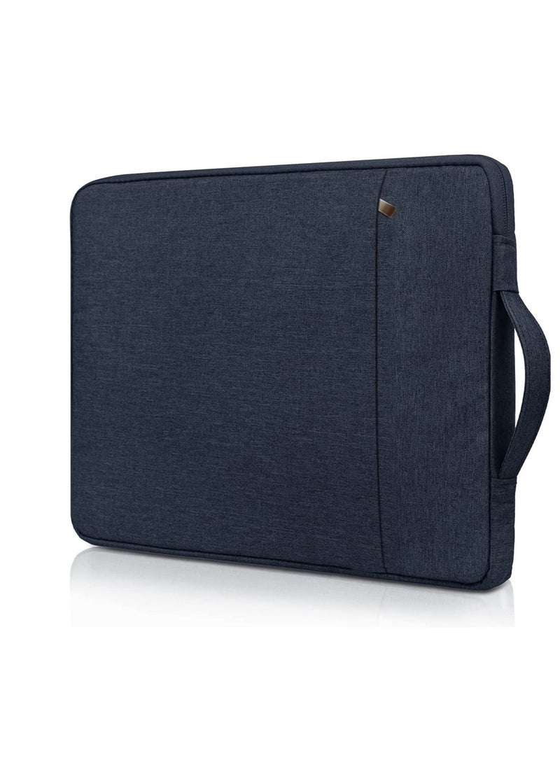 13.6 inch Laptop Sleeve Case Computer Bag with Handle For Dell Inspiron 13 7000, Lenovo IdeaPad 730S Plus/ThinkPad, Google Pixelbook Go, HP Spectre X360, Acer Spin 5, 12.5-13.3 Notebook (Navy Blue)