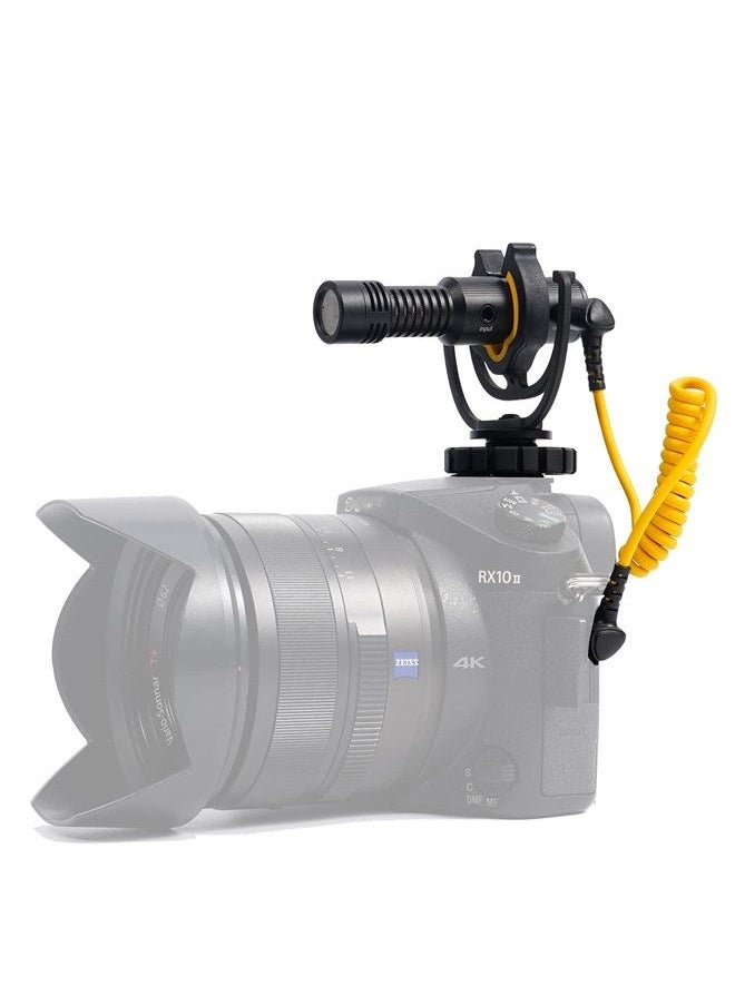 Deity - V-Mic D4 Mini Video Microphone 20mph Wind Rating,Runs of 1-5V from Cameras,Phones,and Audio Recorders - Image 1
