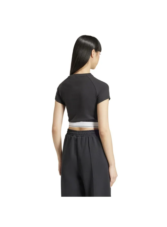 adidas adidas CS RIB SS TEE Black Originals Women T-SHIRTS