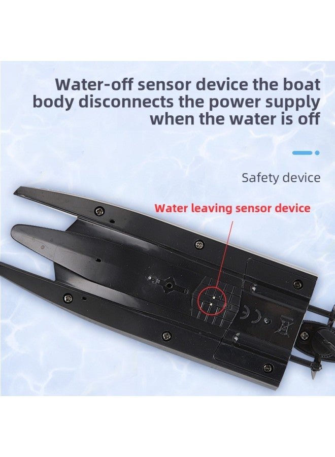 Shenqiwei 3313 Shenqiwei F1 Rowing Boat Remote Control Speedboat Mini Remote Control Boat Charging-Color:2.4g Rowing Orange  - Image 4