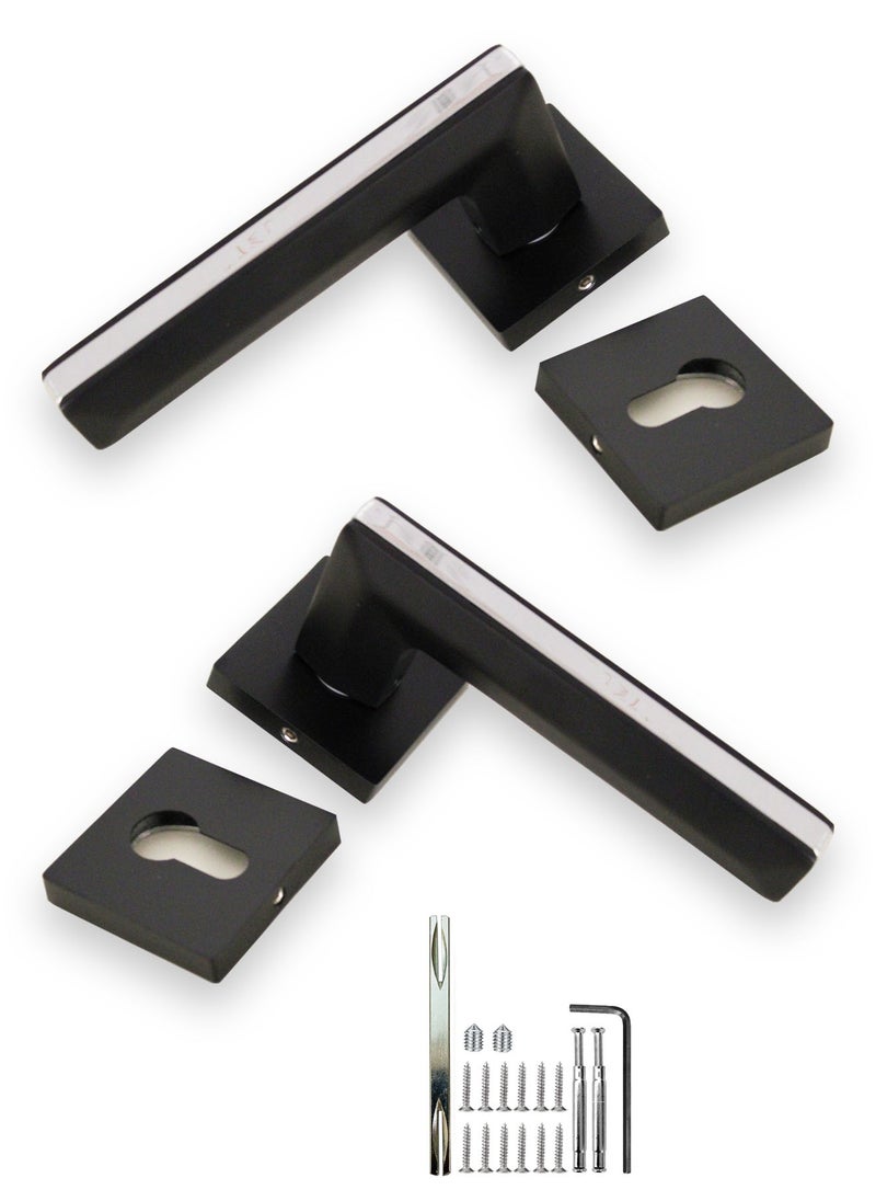 Mortise Zinc door Handle (AB-009F, BLACK+CP) - pzsku/Z45EF611F1BFE09990AD2Z/45/_/1709466946/86aa0c9d-bdc9-4e3f-86cc-d90ce57014ea