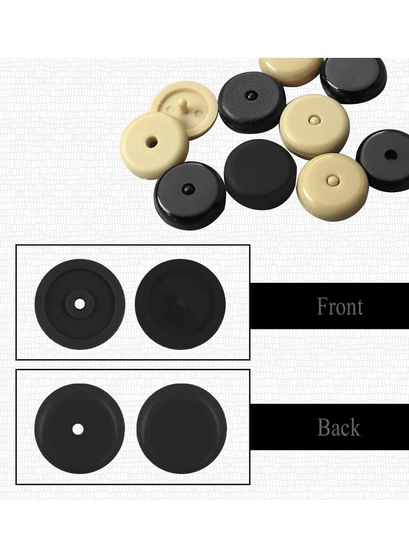 Zikra 8 Sets Universal Fit Seatbelt Stopper Kit Seat Belt Stop Button Snap-on Seat Belt Button Stop Seat Belt Buckle Button Prevent Buckle Plastic Clip Stop from Sliding Down The Belt - Image 4