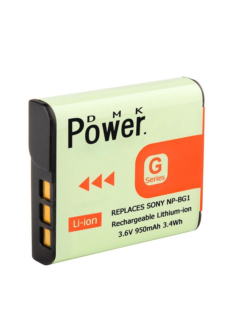 DMK Power DMK Power NP-BG1 Battery 950mAh Compatible with Sony DSC-H3 DSC-H7 etc, - Image 1