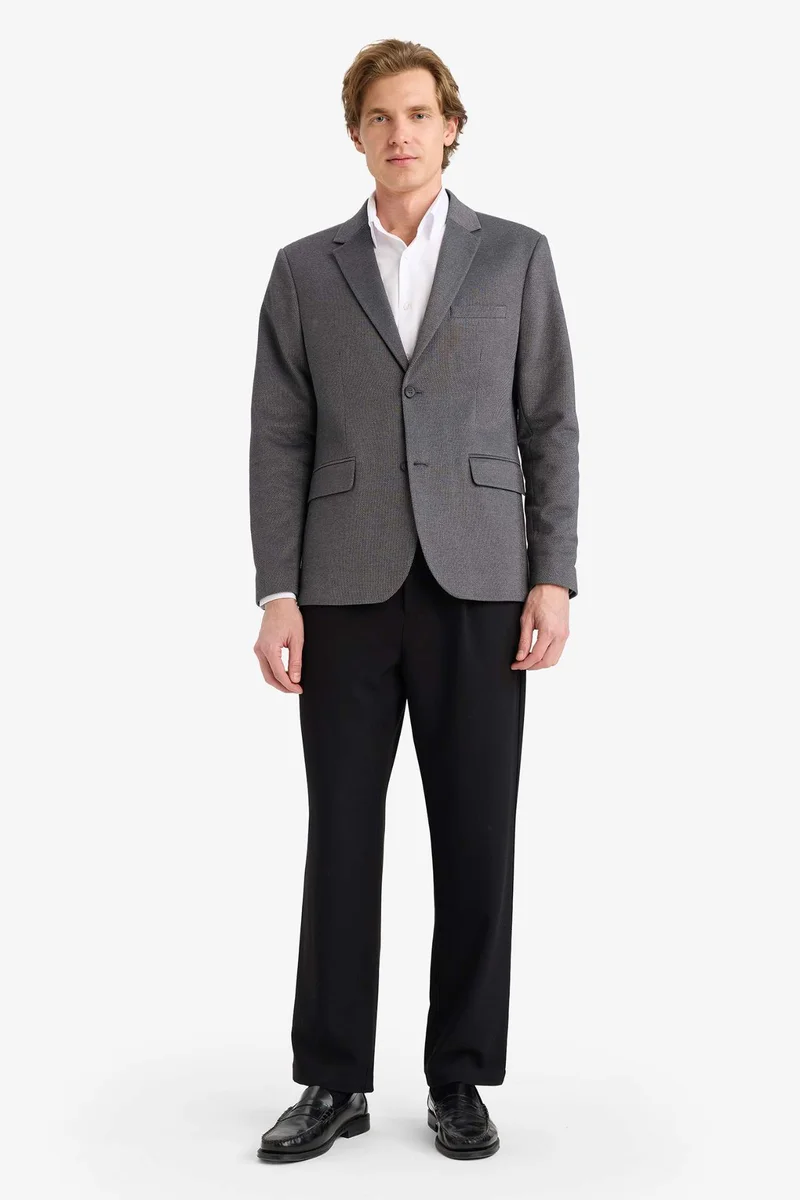 DeFacto Slim Fit Cotton Blazer