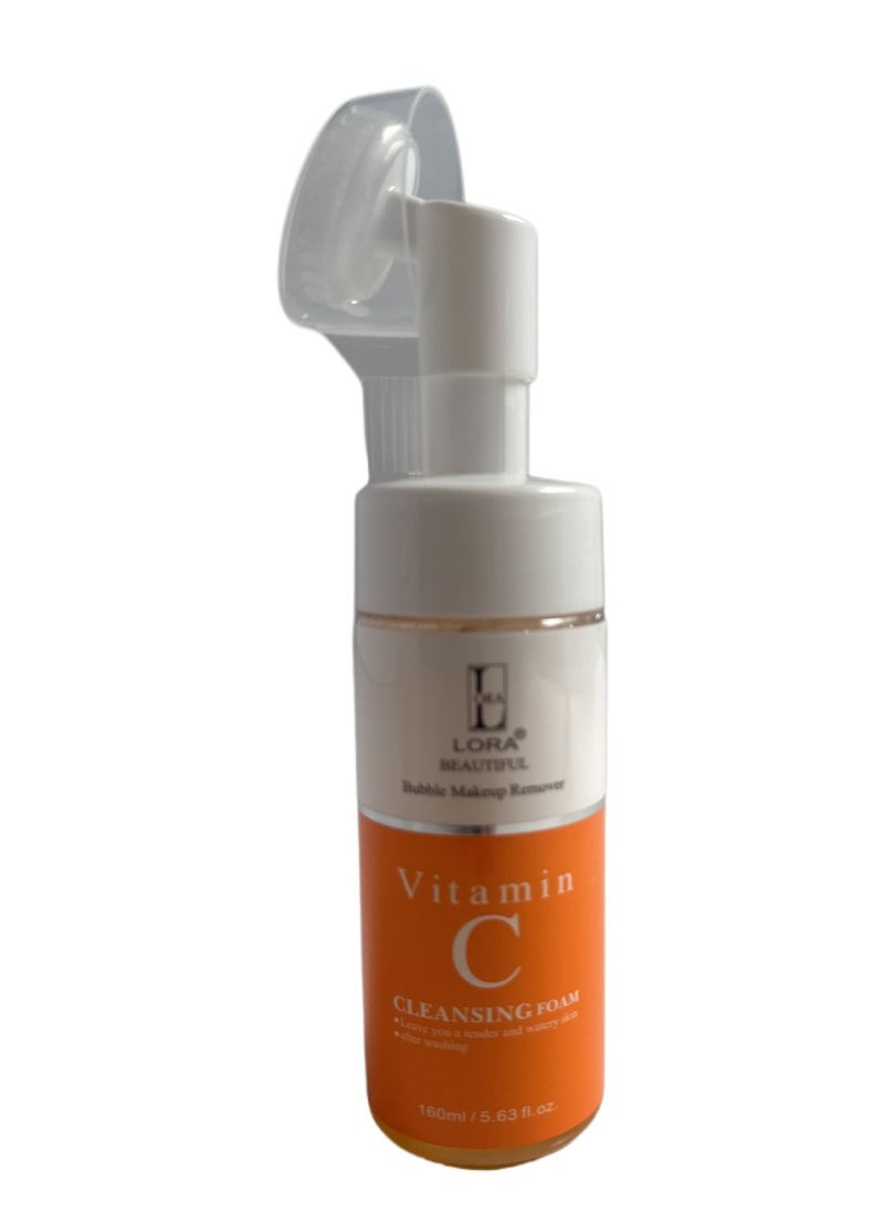 LORA Makeup Remover Kit For Reasons And Makeup Easy To Protect Skin With Orange Extract Vitamin C and Olive Oil 640ml  - Image 4