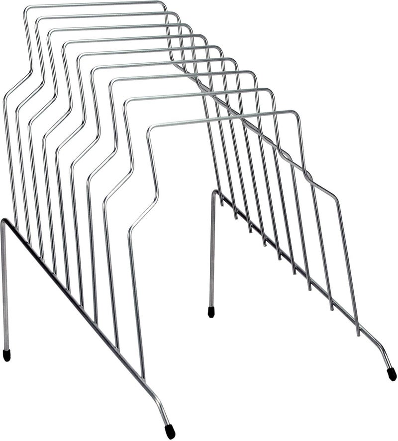 Fellowes Step File, 8 Sections, 10.12 x12.12 x 11.87 Inches, Wire, Silver (72604) (Pack of 4) - Image 2