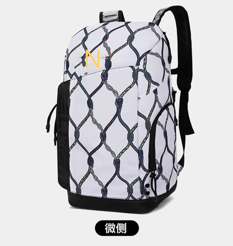 Leisure Sports Fitness Basketball Air Cushion Backpack Student Computer Bag Large Capacity Outgoing Storage Travel Bag 5880 letters - Image 3