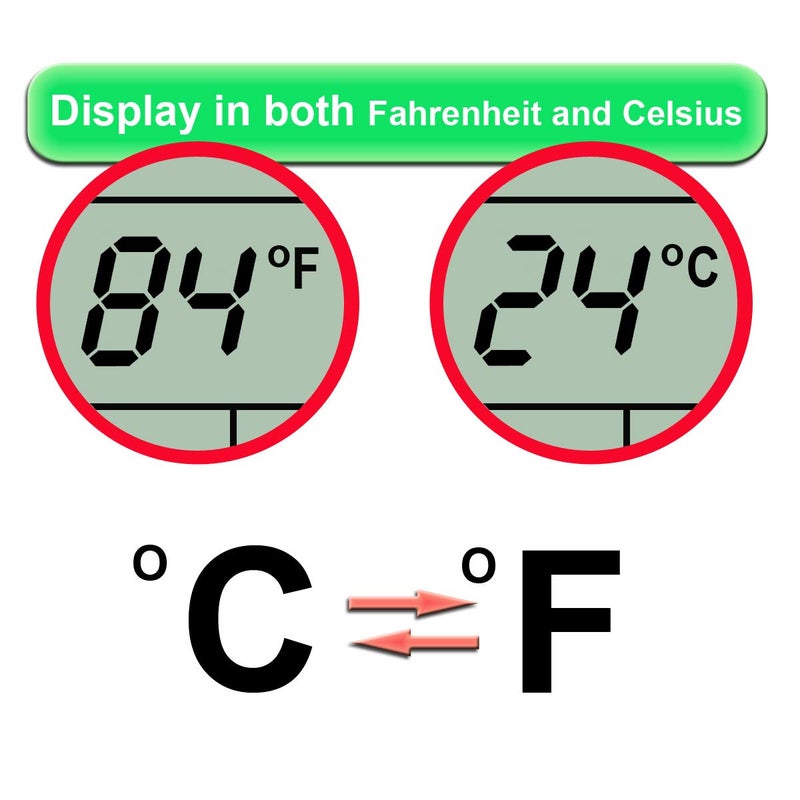 CHOUBENBEN Replacement Mitsubishi Electric Mr Slim Air Conditioner Remote Control T2W679426 MS09EW MS12EN MS15EN MS-09-DW-U1 Display in Fahrenheit and Celsius -U - Image 3